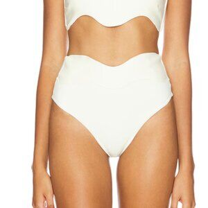 Bahia Maria Wave Bottom in Ivory size medium